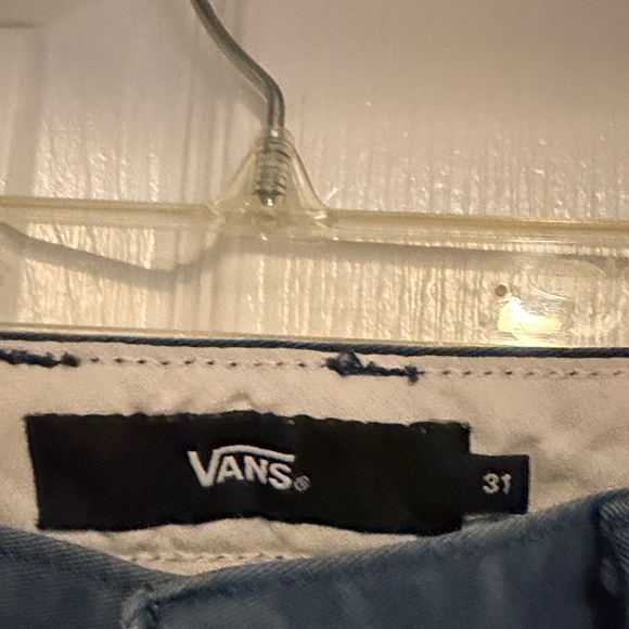 Vans Men's Teal Flat Front Shorts - Picture 2 of 6